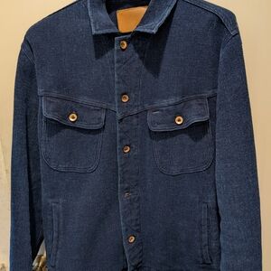 Taylor Stitch Long Haul Jacket in Indigo Waffle XL/44